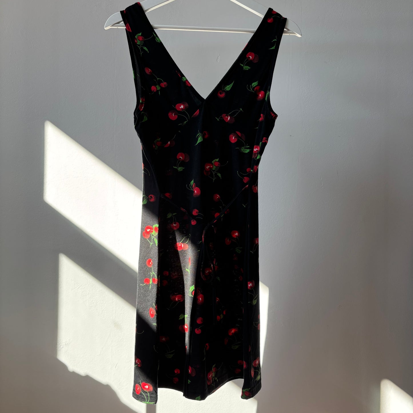 V-Neck Cherry Dress