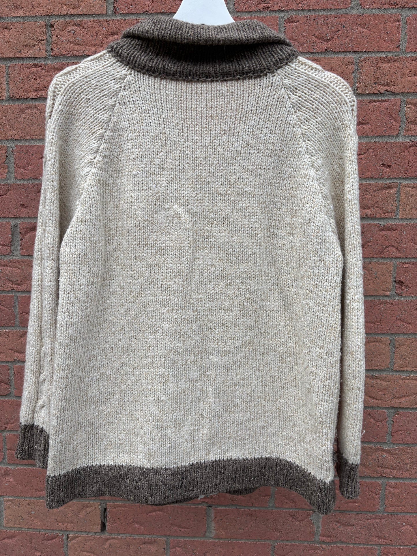 Thick Knit Full Zip Cardigan Fits Size M