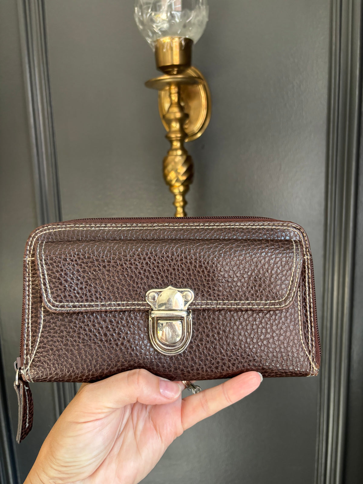 Vintage Tuck Lock Wallet