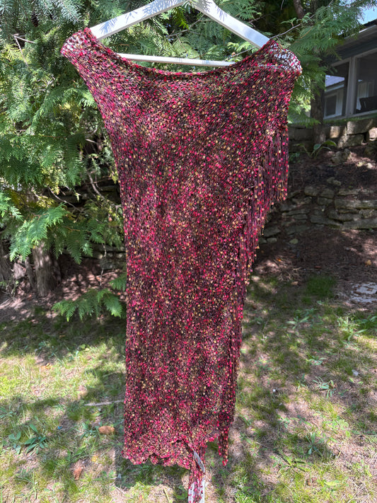 Asymmetrical Knit Cape