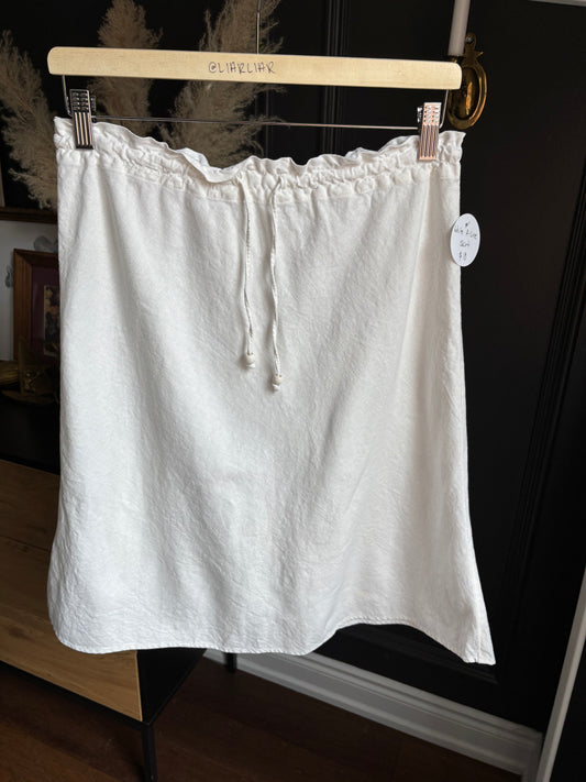 White A-Line Skirt Size M