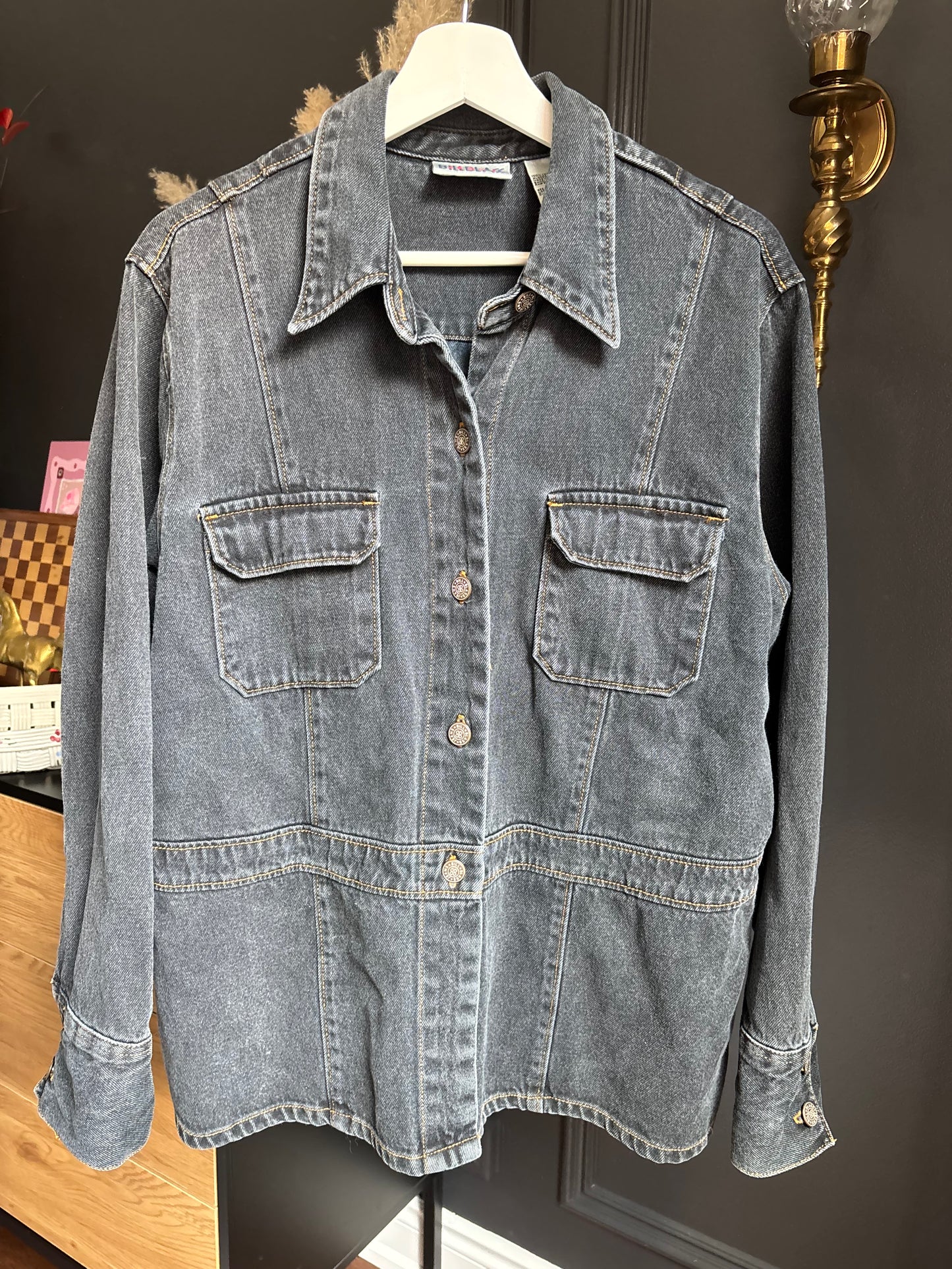 Bill Blass Vintage Denim Jacket Size XL