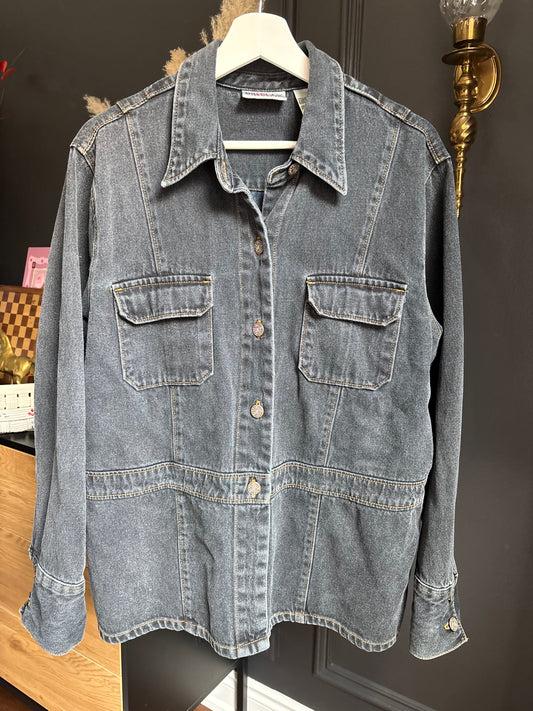 Bill Blass Vintage Denim Jacket Size XL
