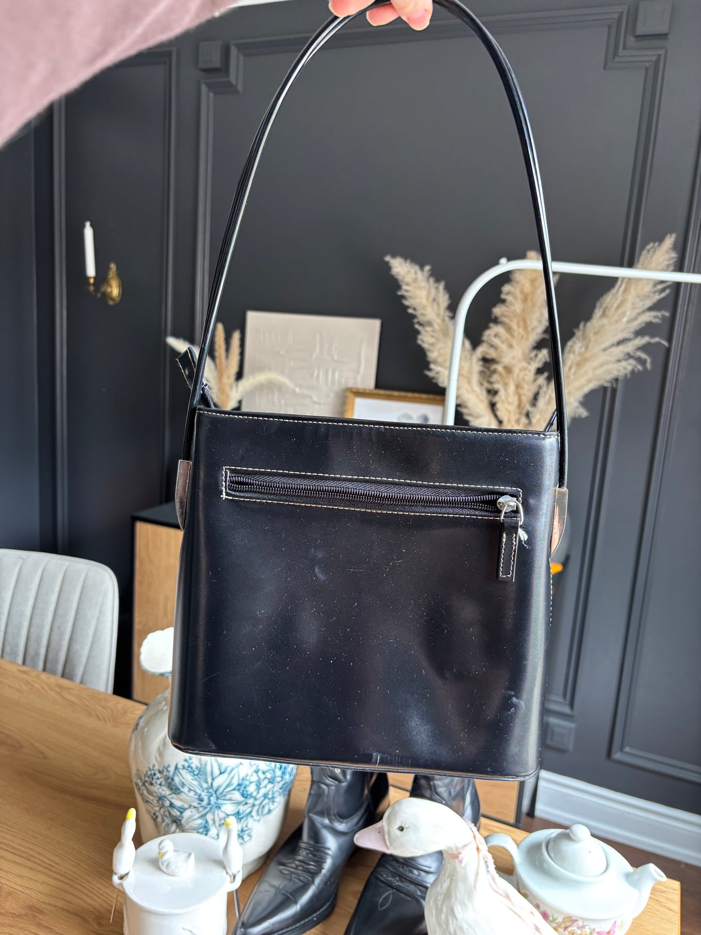 90's Structured Shoulder Bag