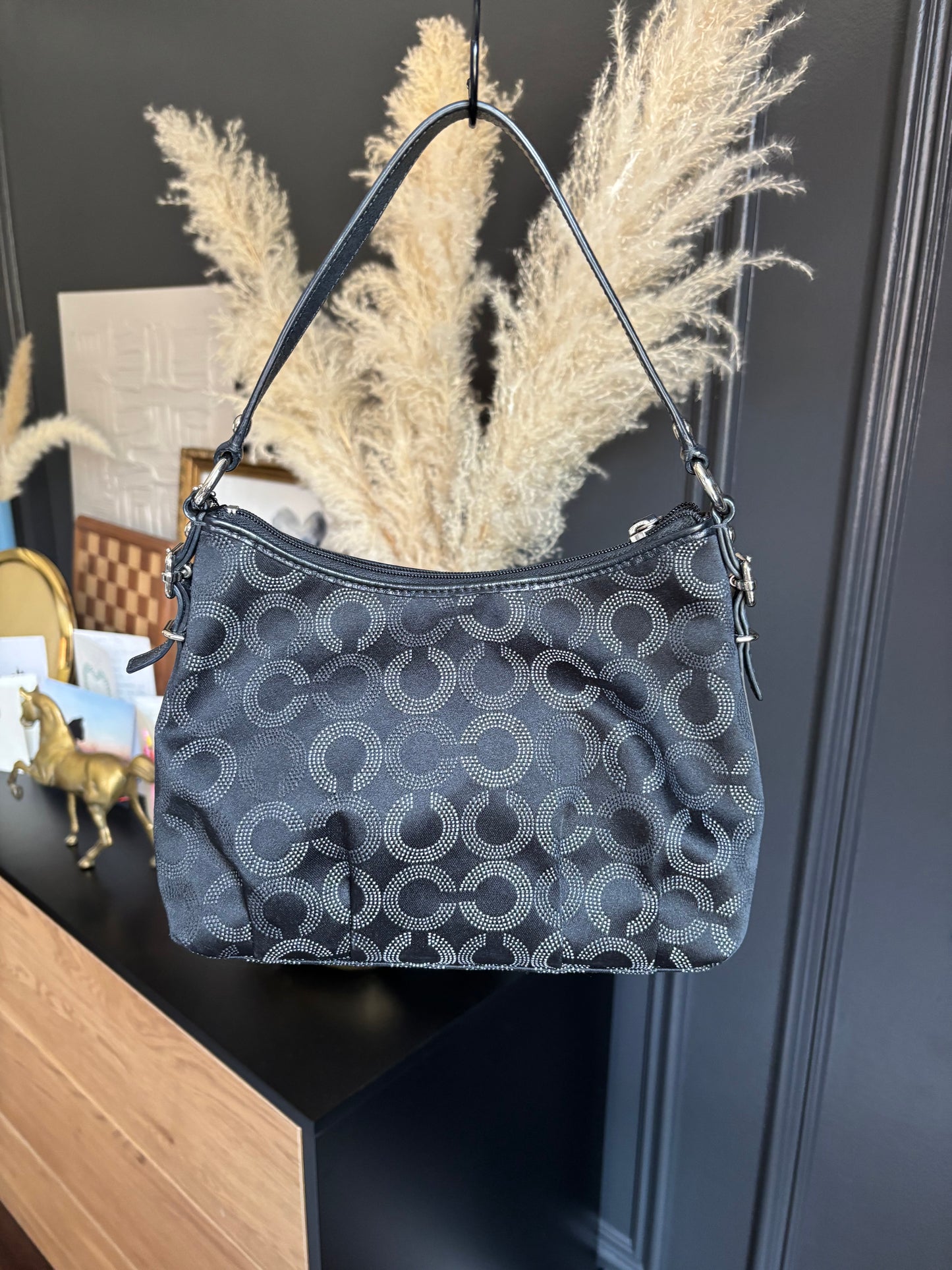 Coach Madison Signature Hobo Handbag