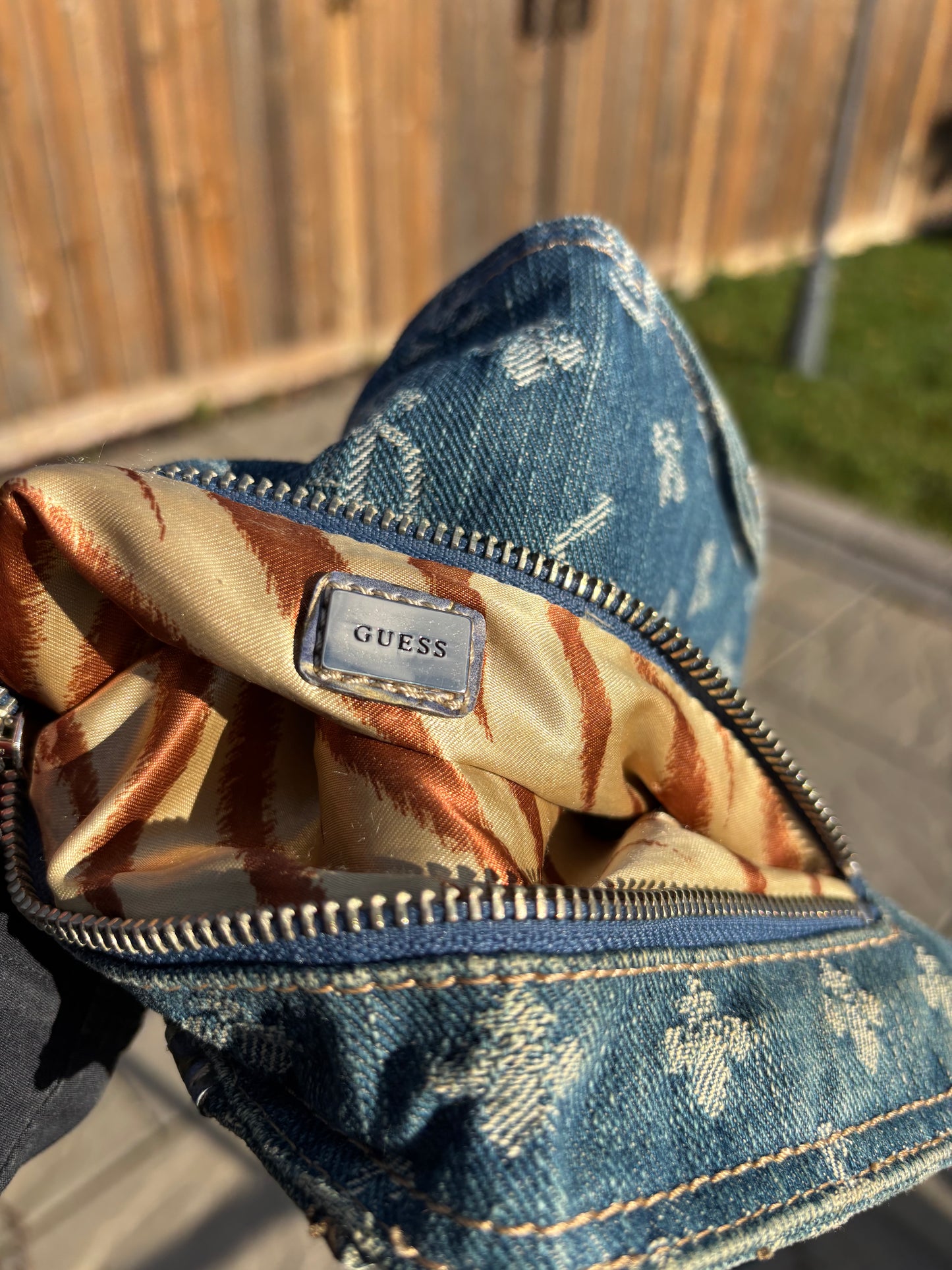 2000's Guess Denim Belt Bag