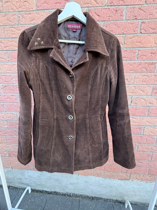 Brown Corduroy Jacket Size 4