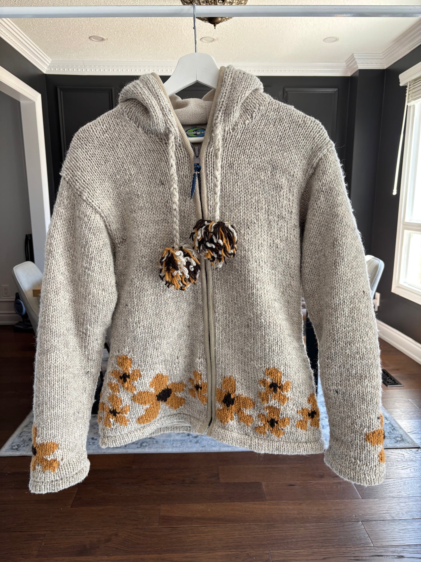 Laundromat Wool Sunflower Sweater Size S