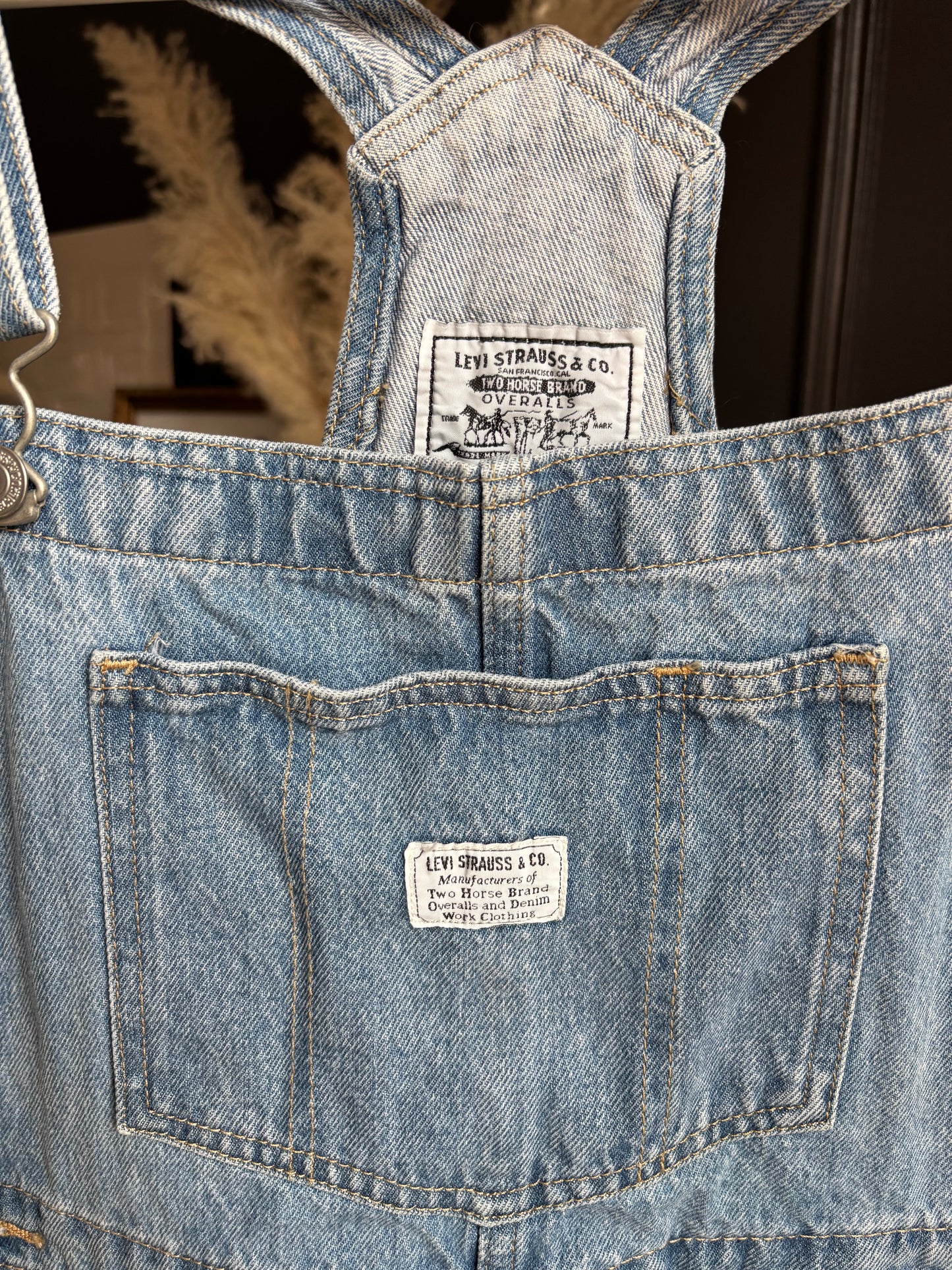 Levi's Overall Shorts Size S