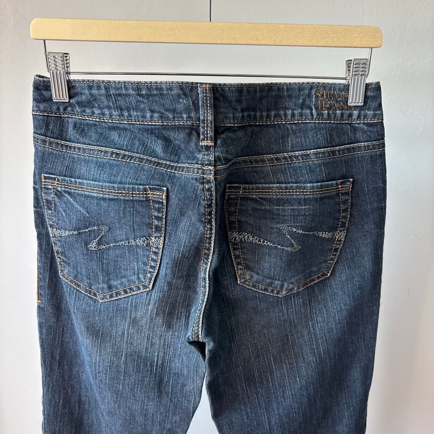 Signature Dark Wash Low Rise Bootcut Jeans
