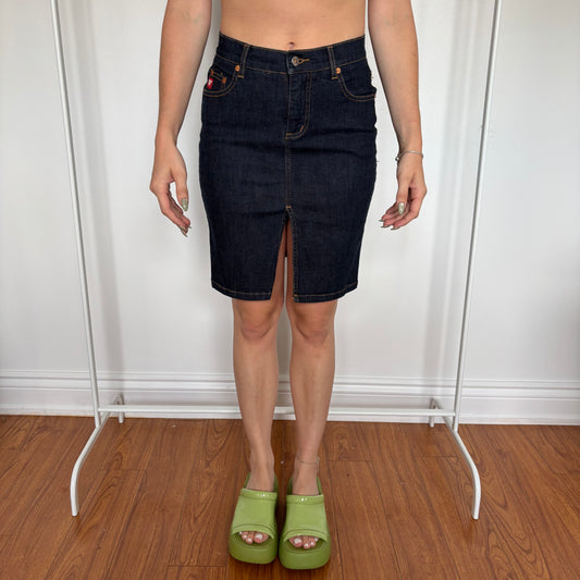 Vintage Guess Dark Denim Skirt