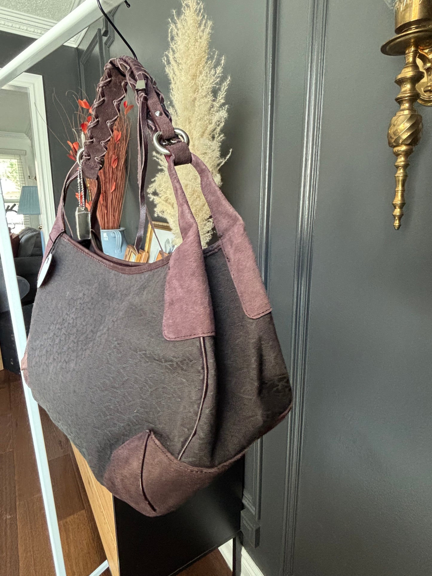 DKNY Monogram Shoulder Bag