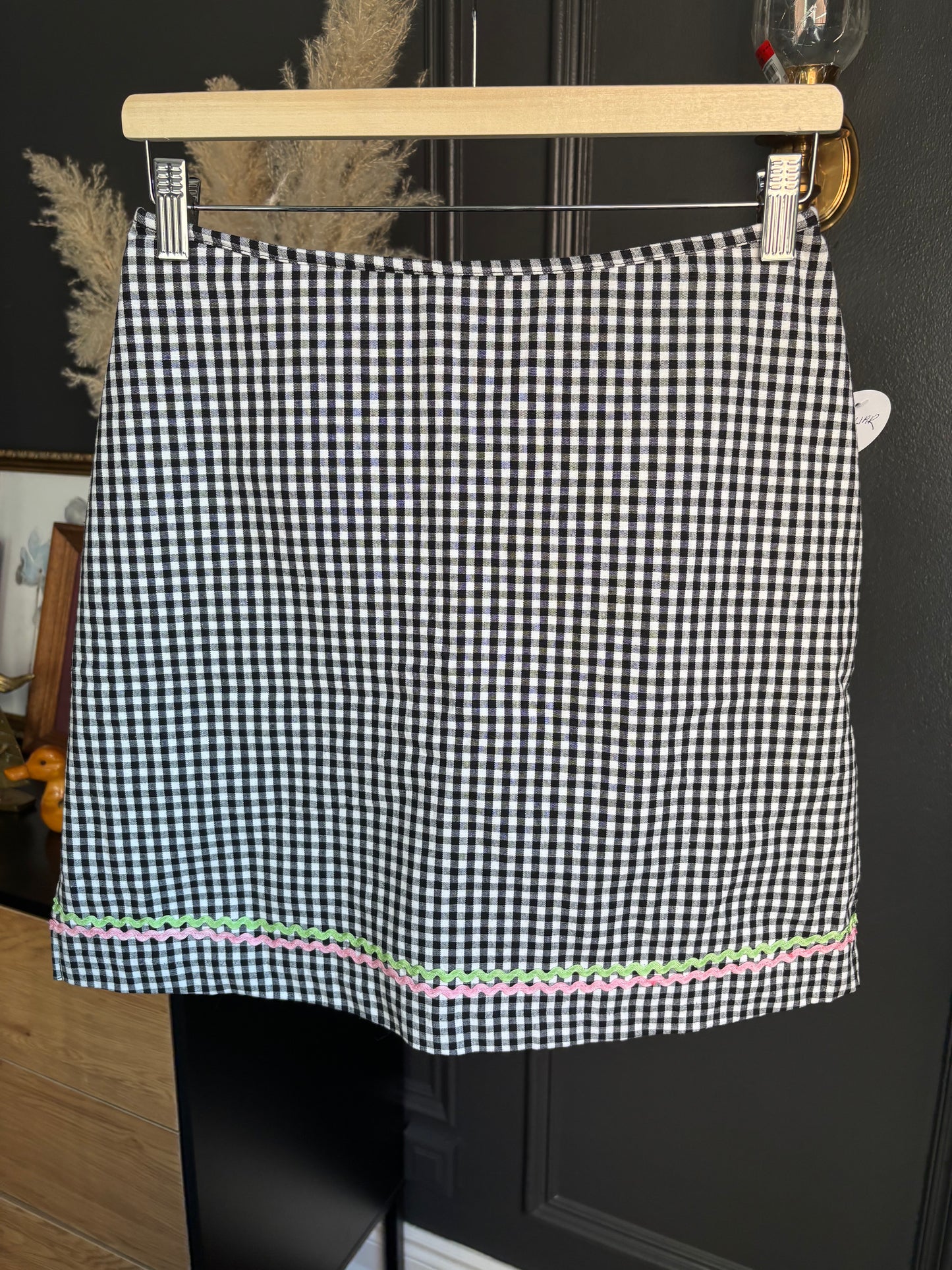 Black & White Gingham Skort Size 4