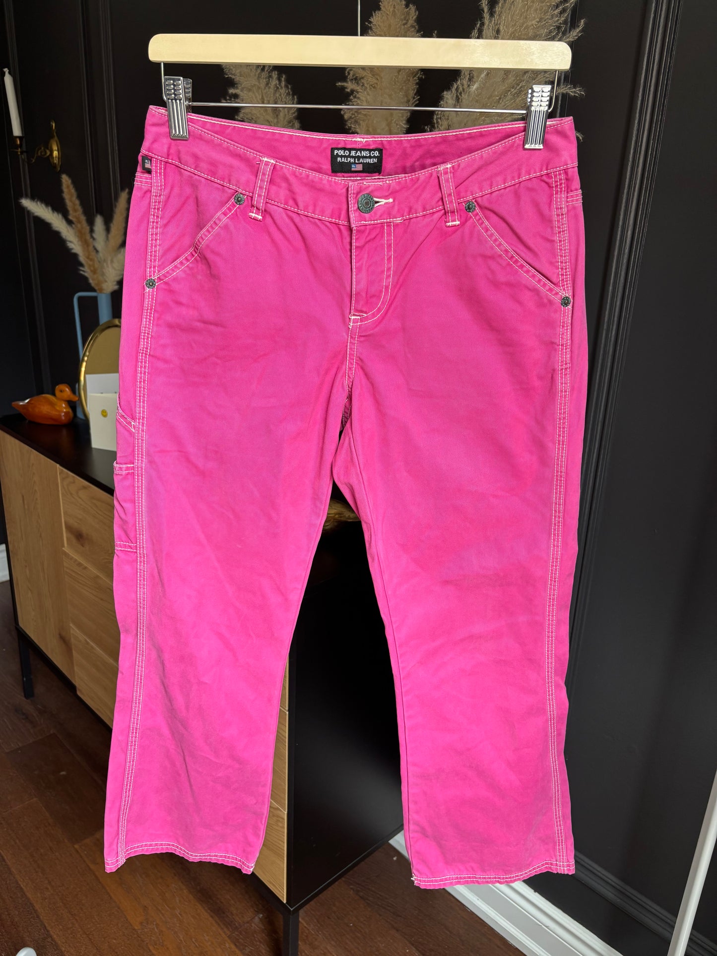 Ralph Lauren Pink Polo Capris Size 4