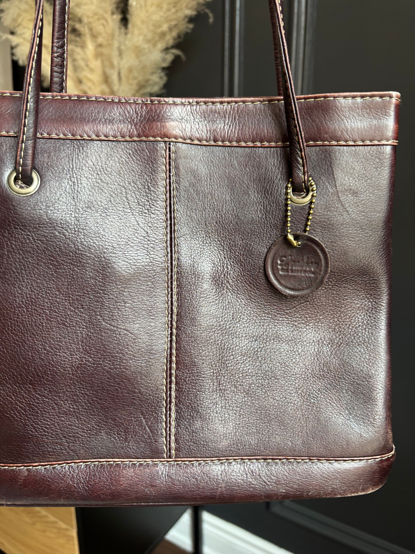 Brown Leather Shoulder Bag