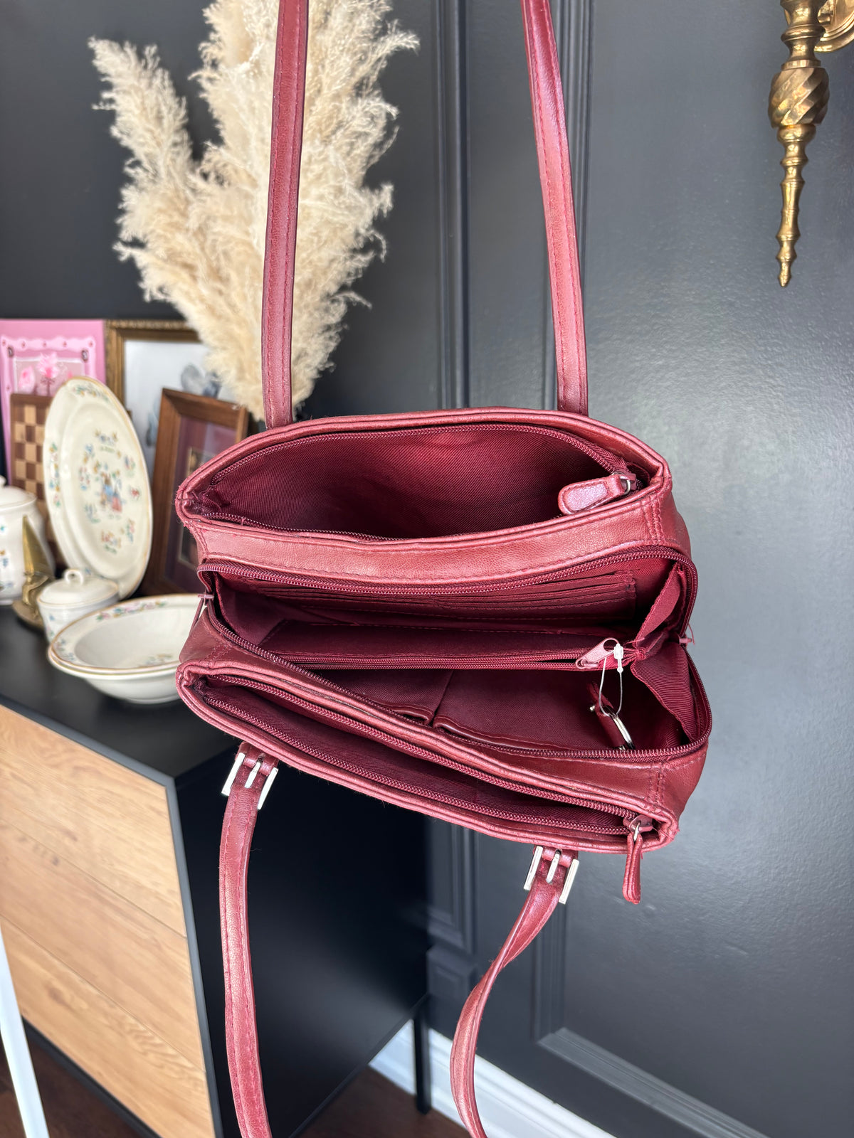 Vintage Auburn Petite Shoulder Bag