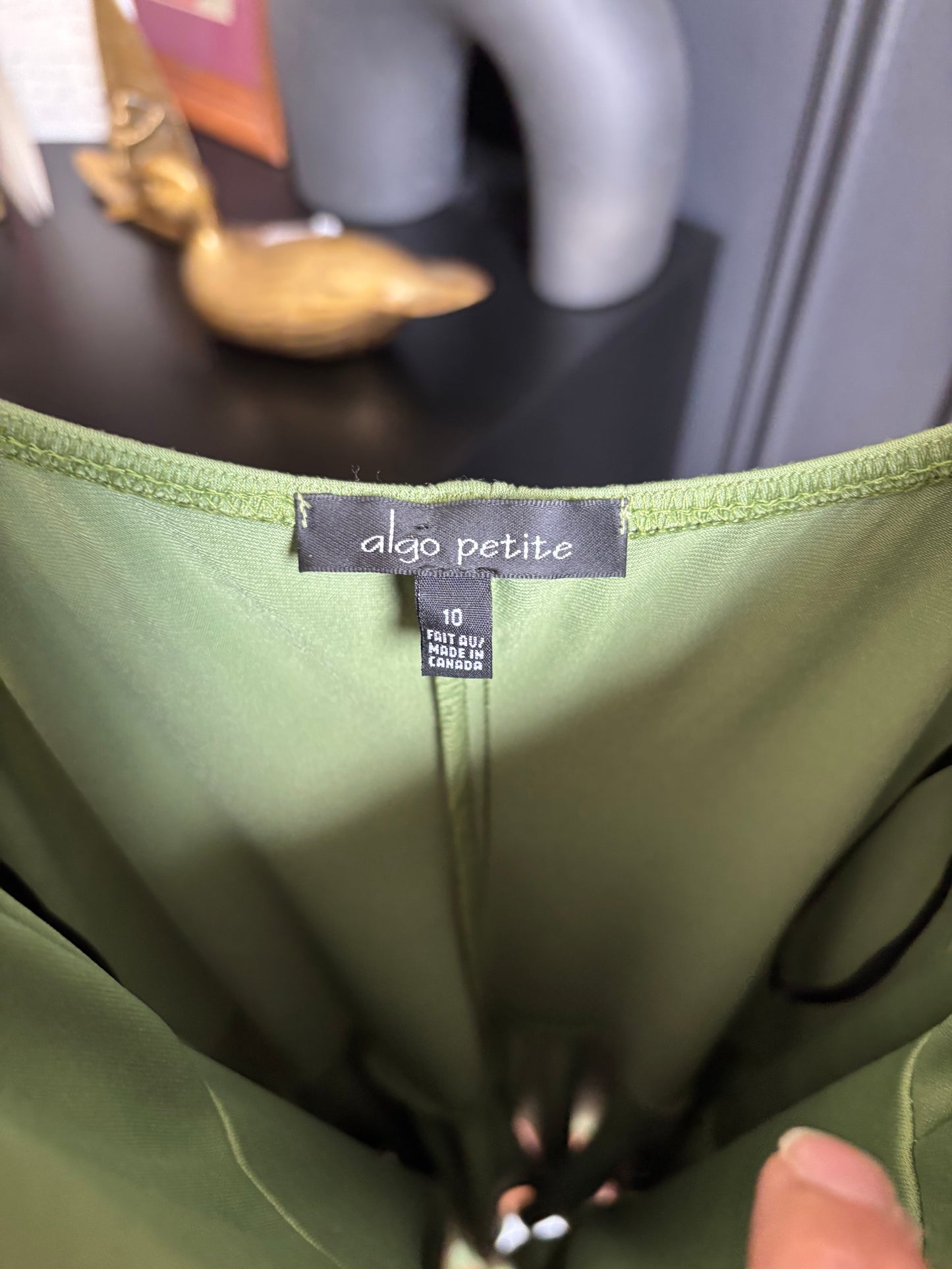 Y2K Green Rouched Fairy Dress Size 10