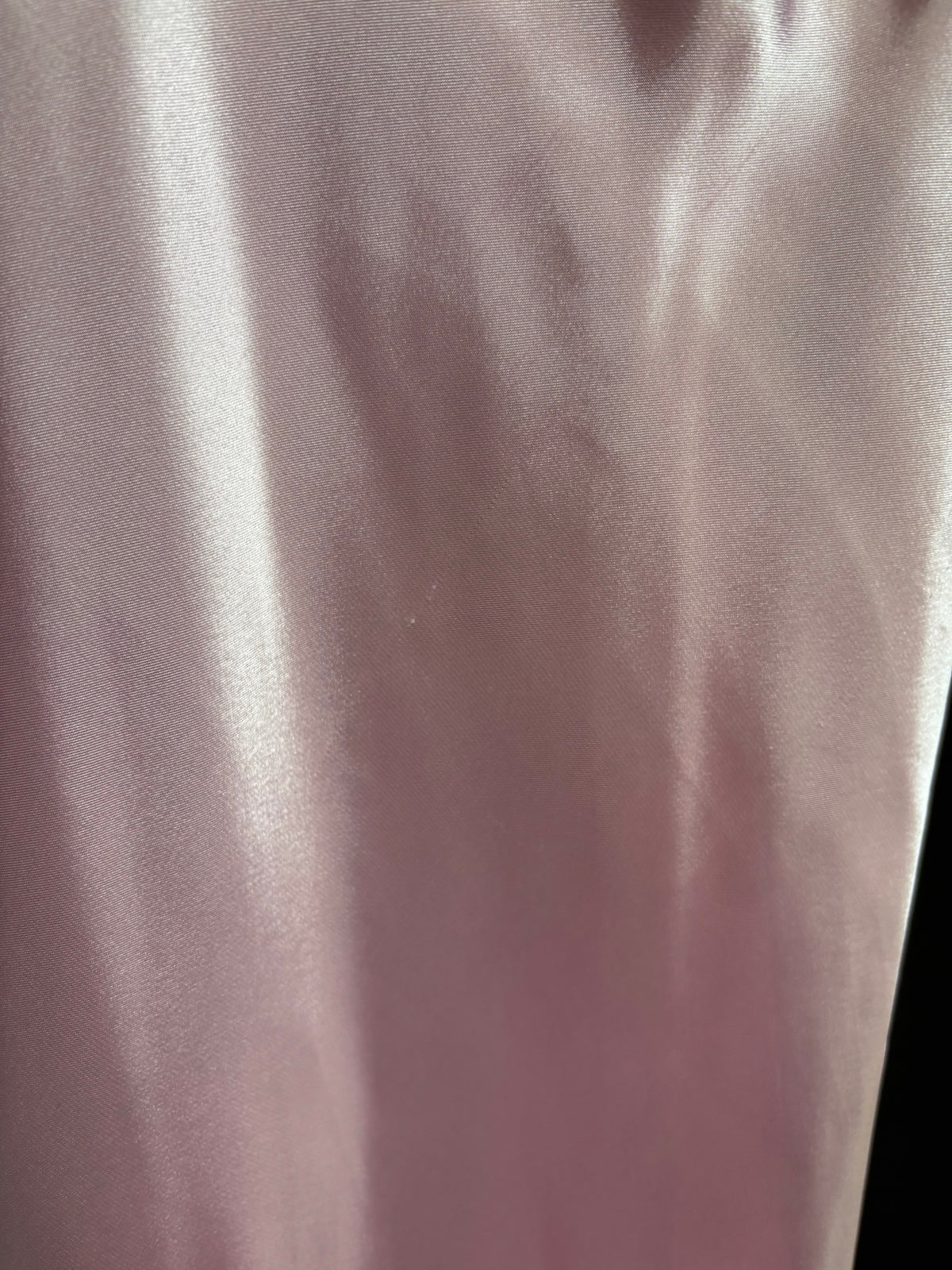 Pink & Black Satin Slip Size S