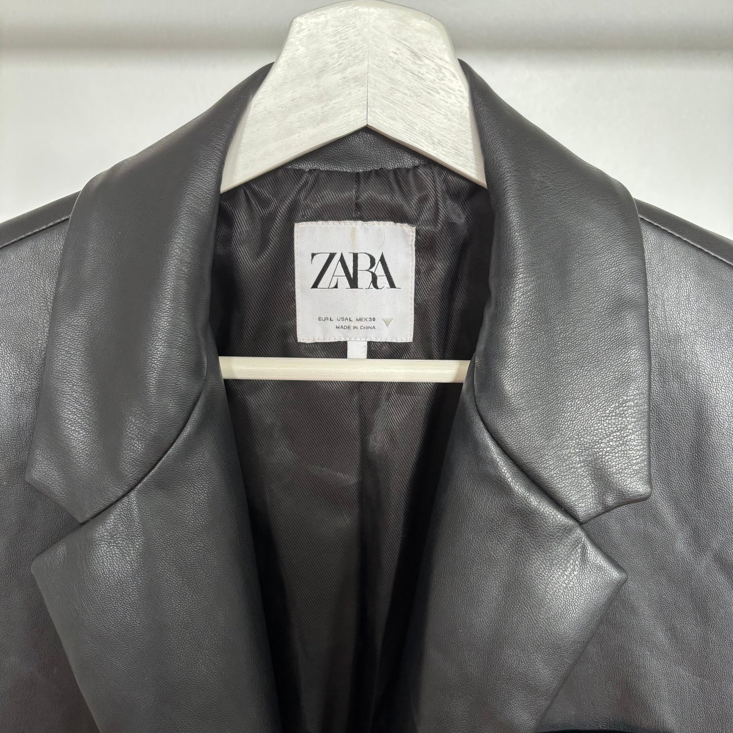 Faux Leather Zara Blazer