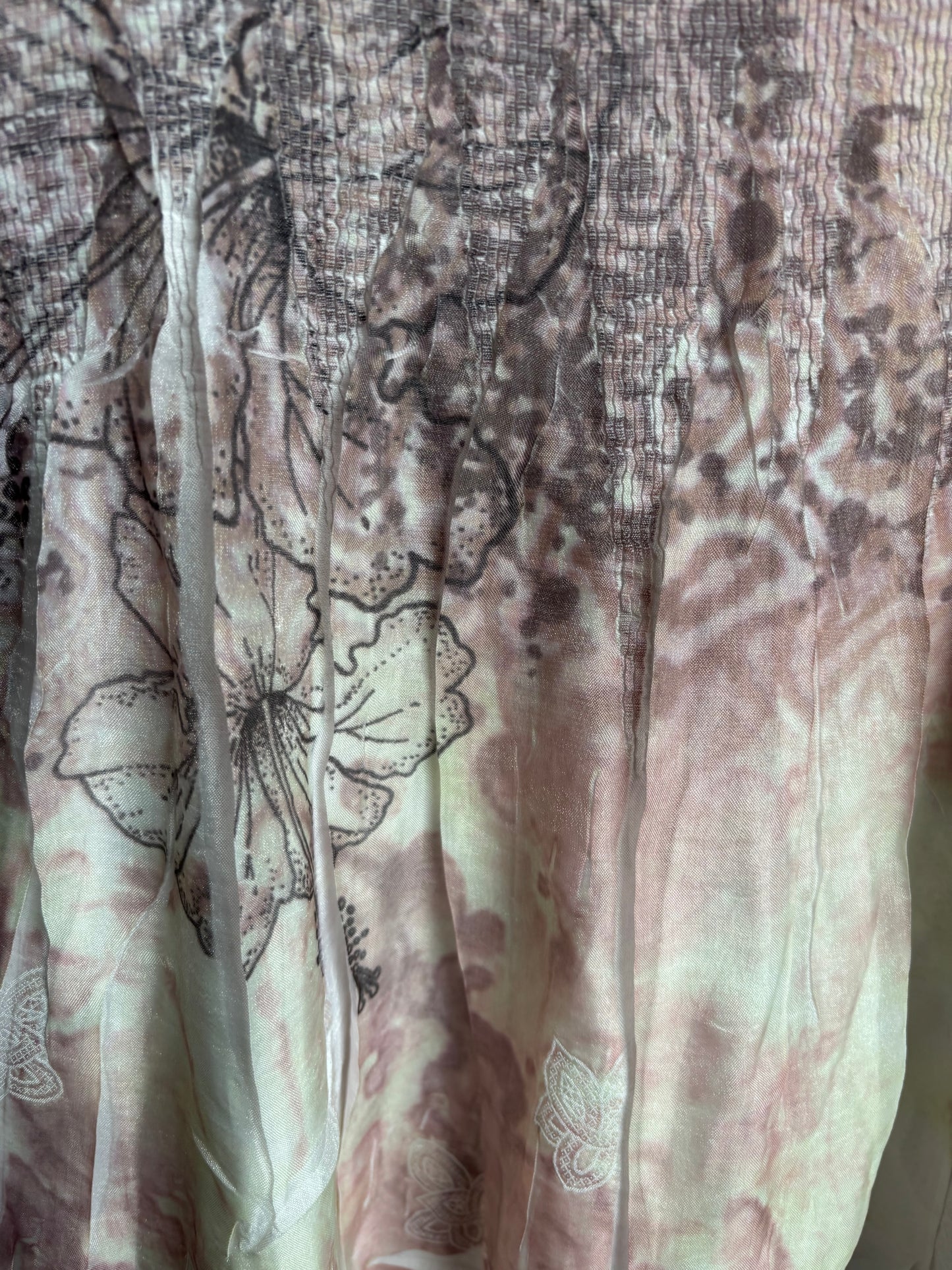 Long Print Dress Size OS