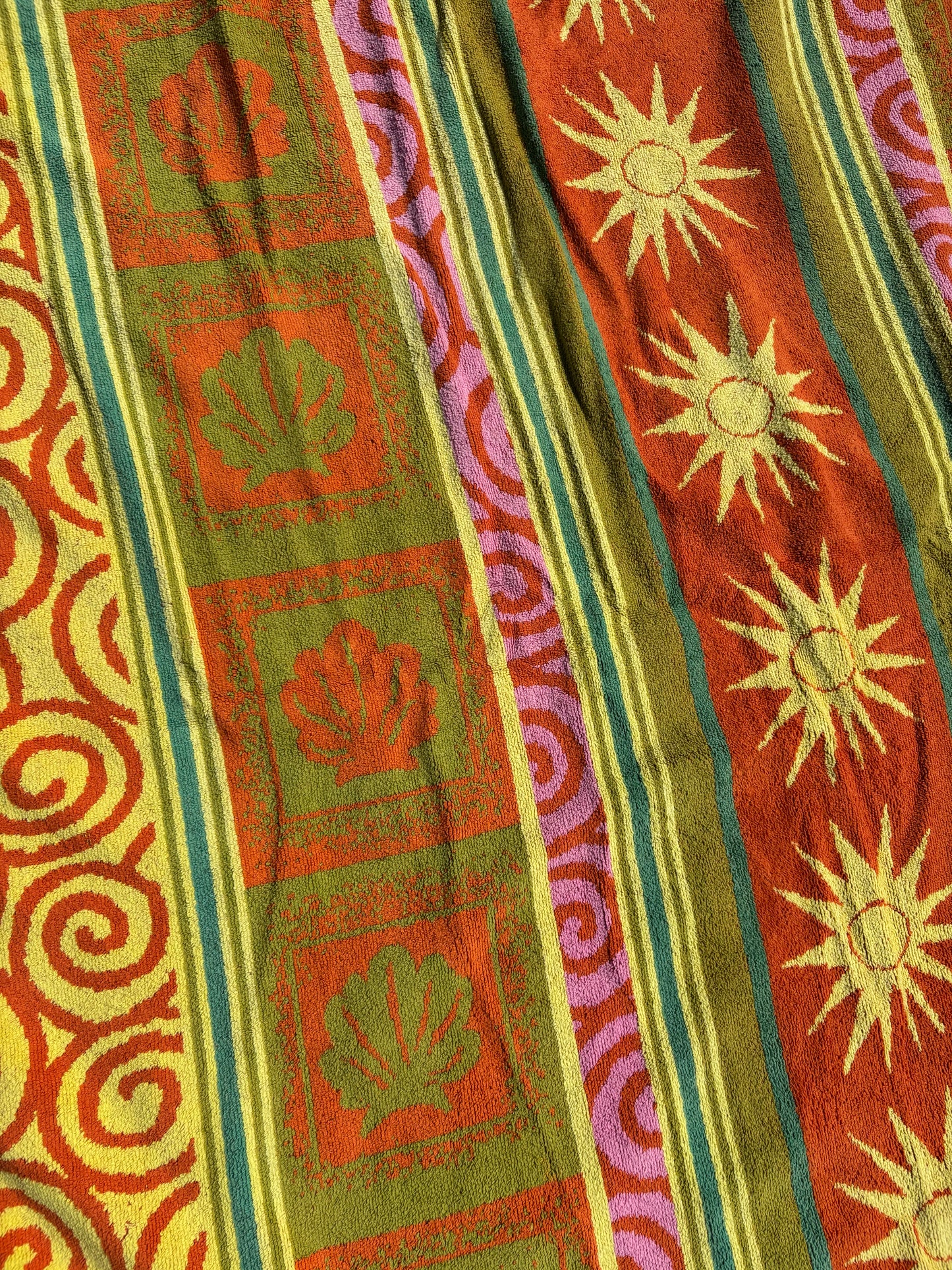 Large Vintage Beach Towel