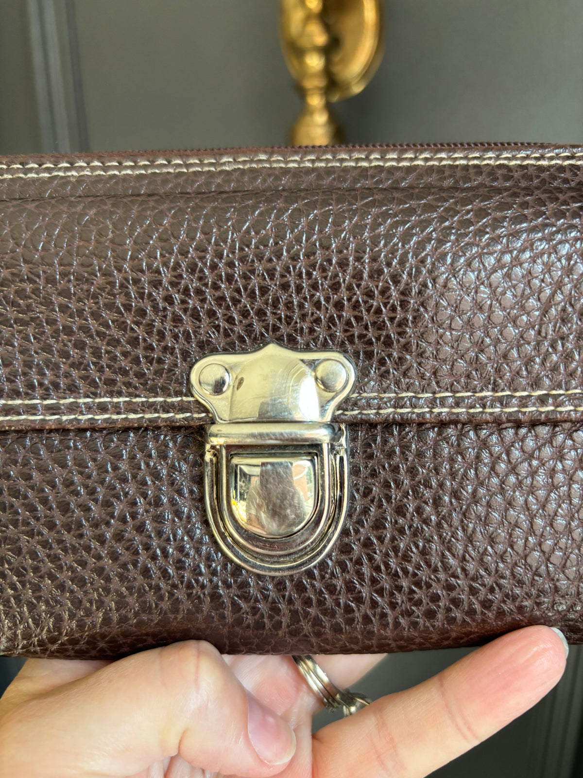Vintage Tuck Lock Wallet