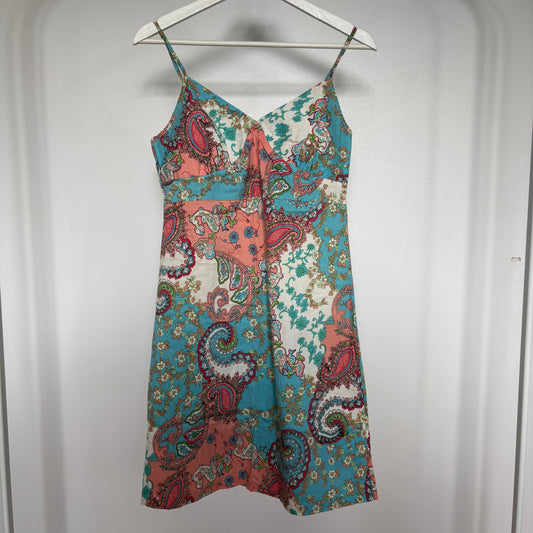 Paisley Print Retro Dress