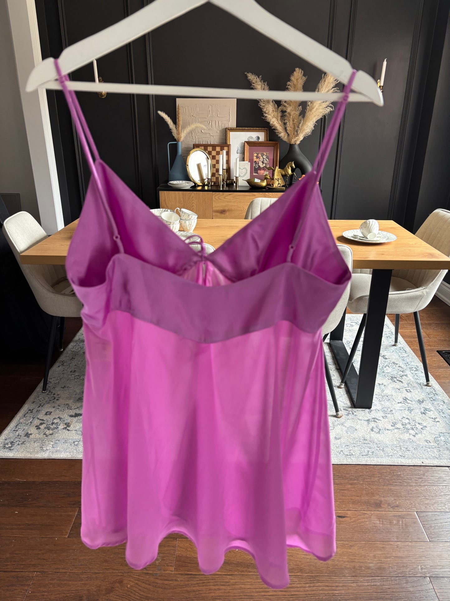 Magenta Open Front Babydoll Size XL