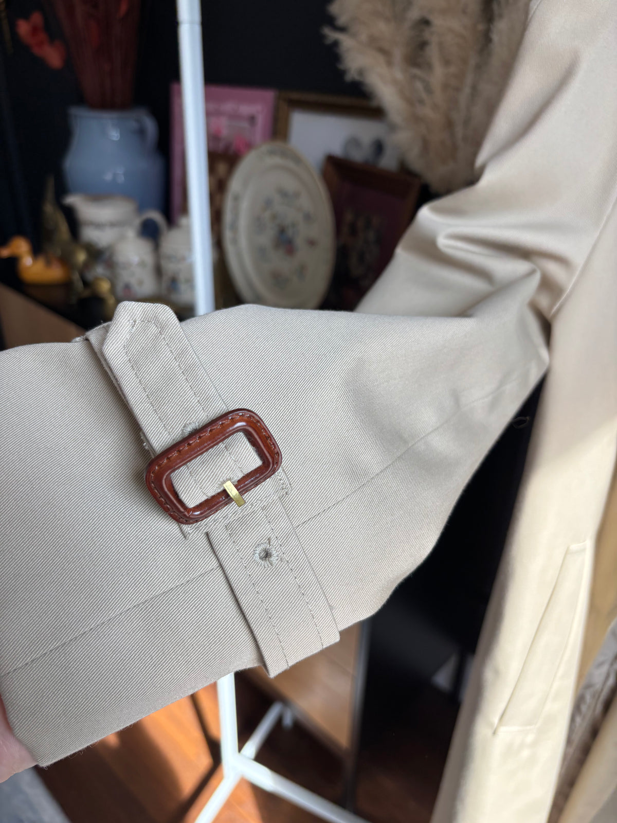 Vintage Classic Trench Coat Size S