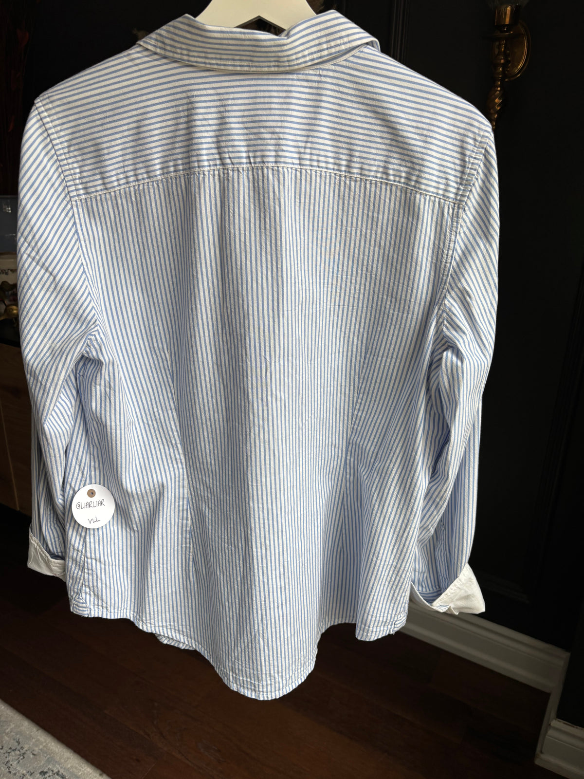 Tommy Hilfiger Striped Button Down Shirt Size XL