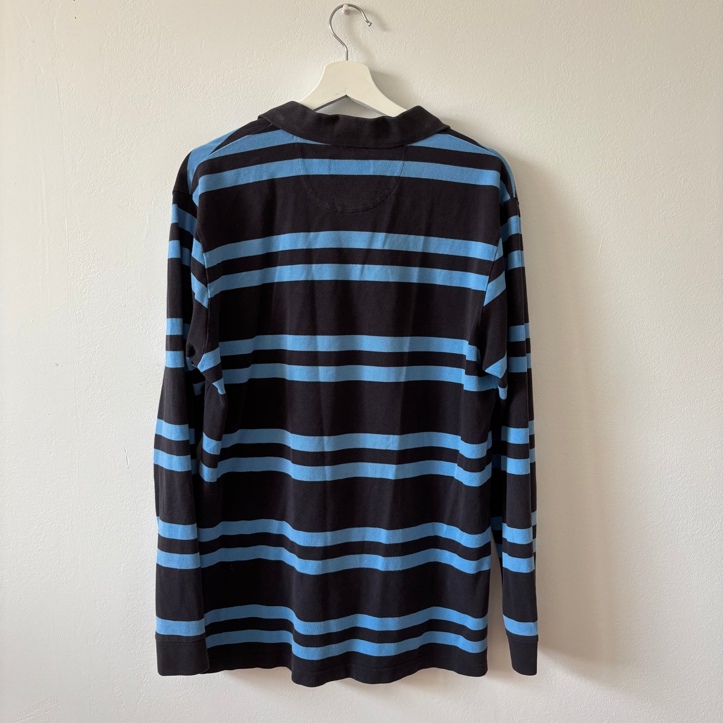 Chaps Blue Striped Rugby Shirt