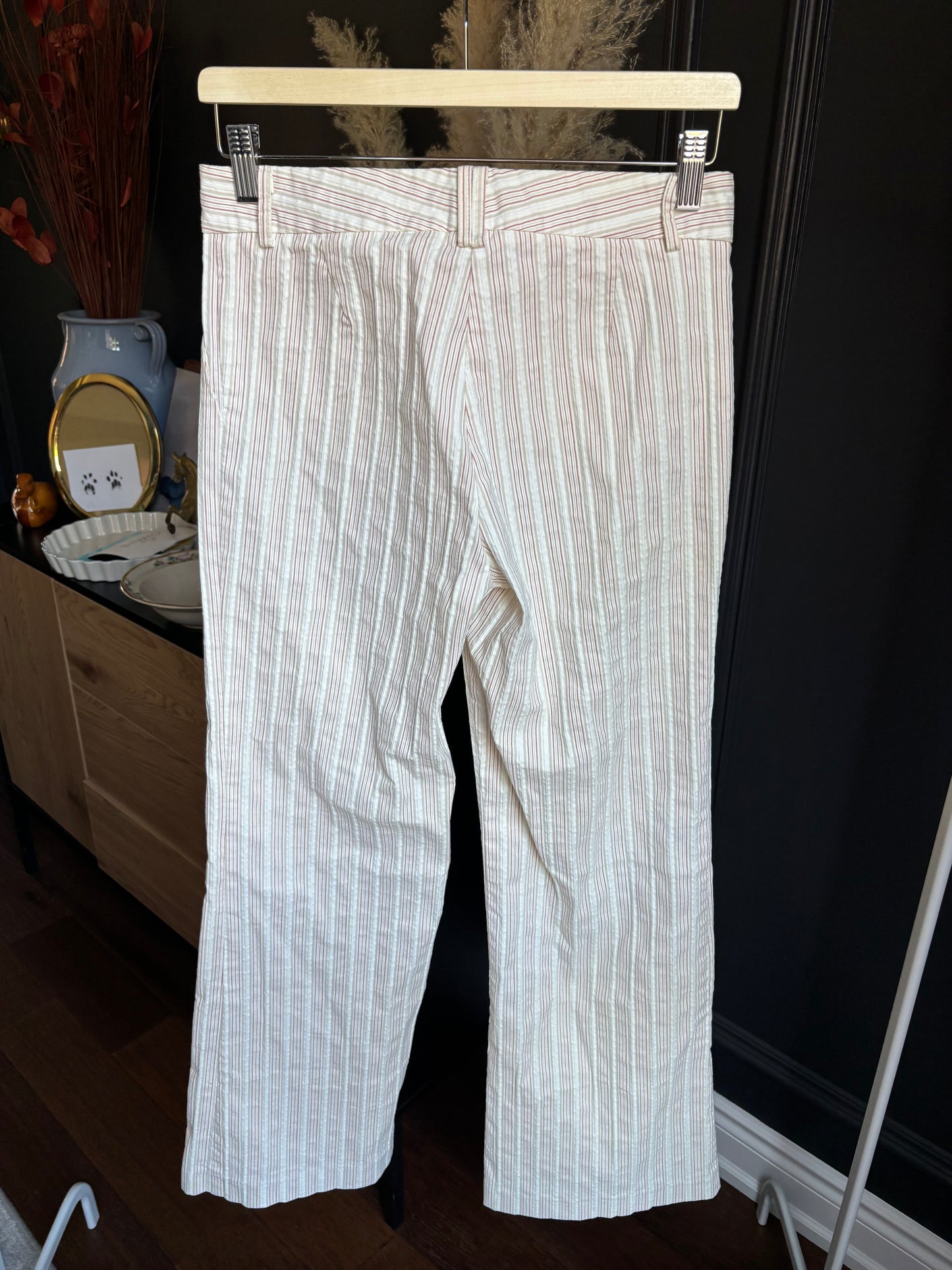 Vintage Stripe Flare Pants Size 4