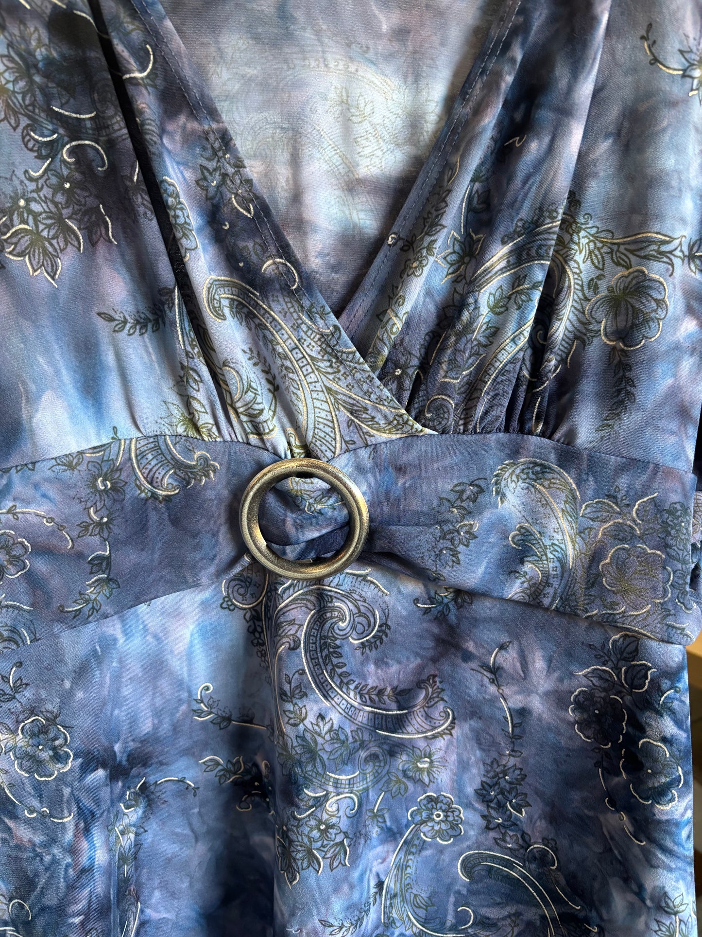 Paisley Buckle Tank Top Size L