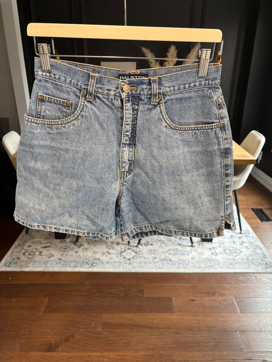 Vintage High Waisted Blue Jean Shorts Size 6