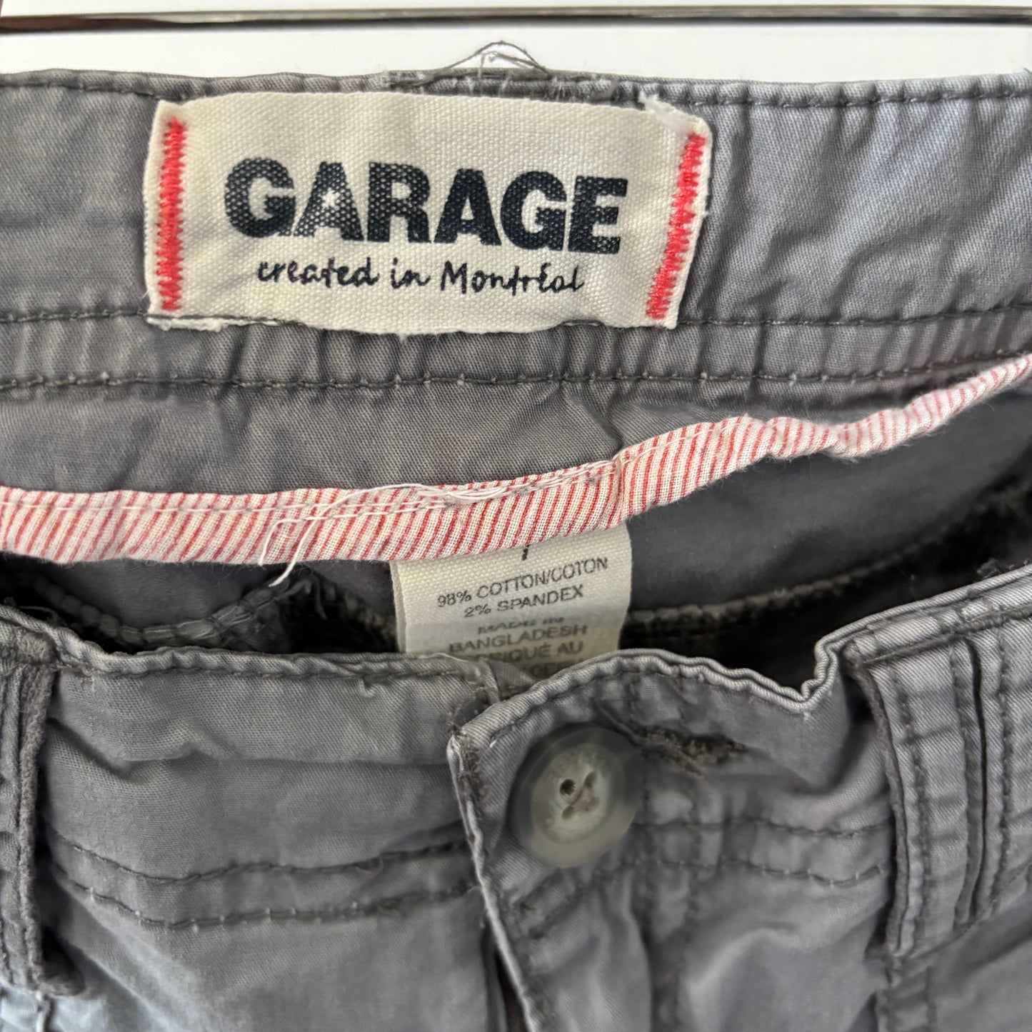 Grey Garage Cargo Capris