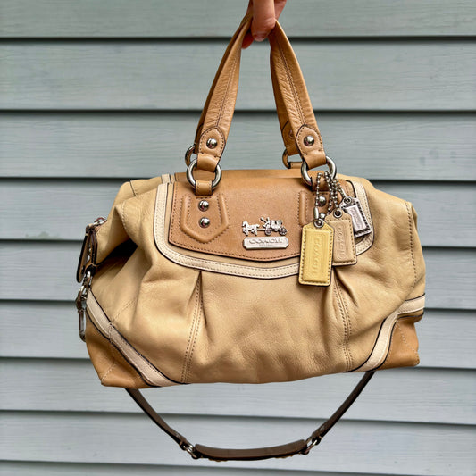 Leather Coach Handbag