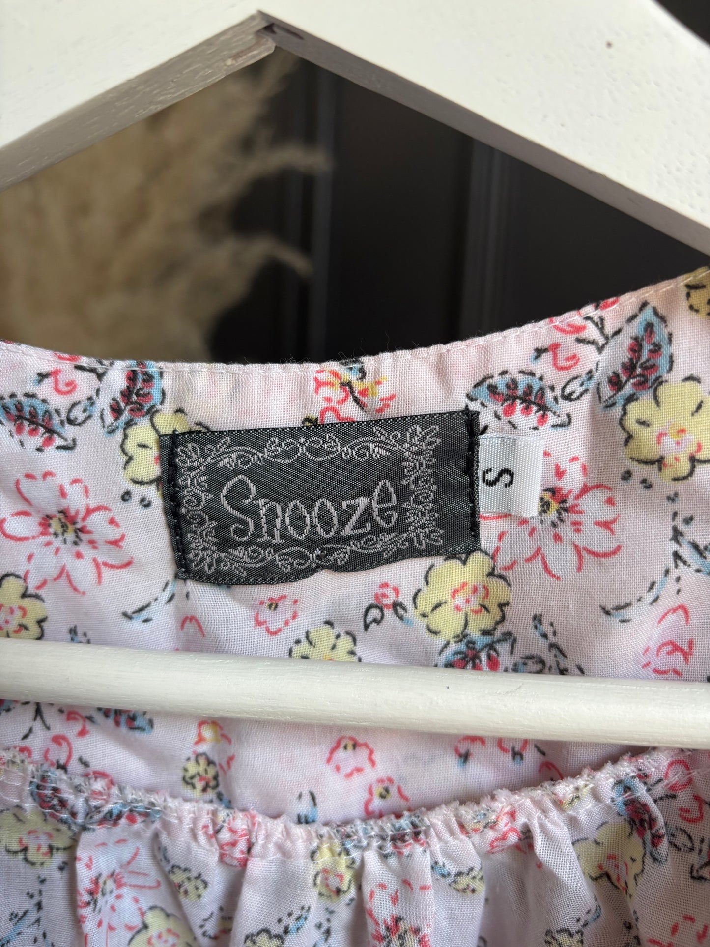 Button Down Short Nightgown Size S