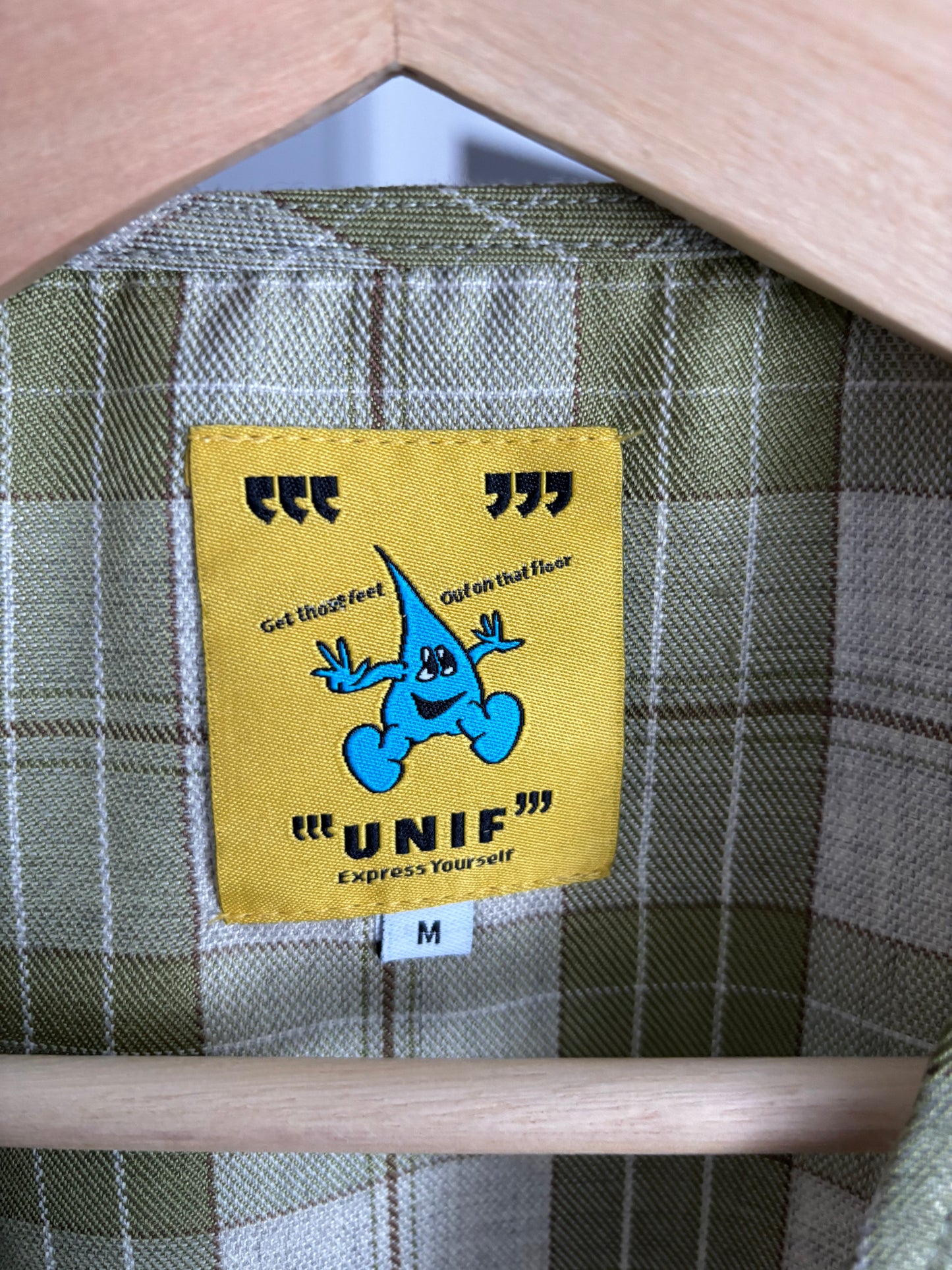 Green Plaid UNIF Dress Size M