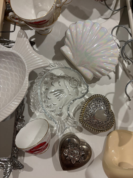 Glass Curved Fish Dish