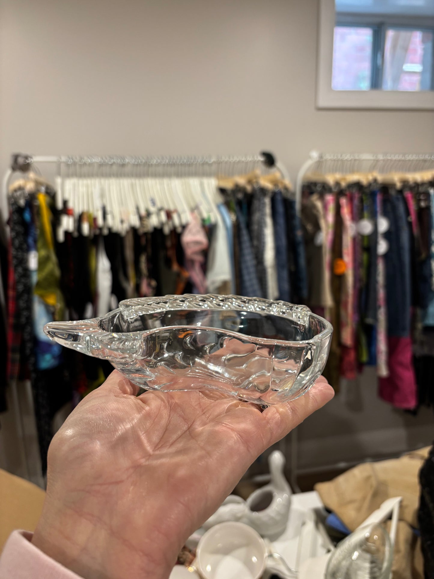 Glass Curved Fish Dish