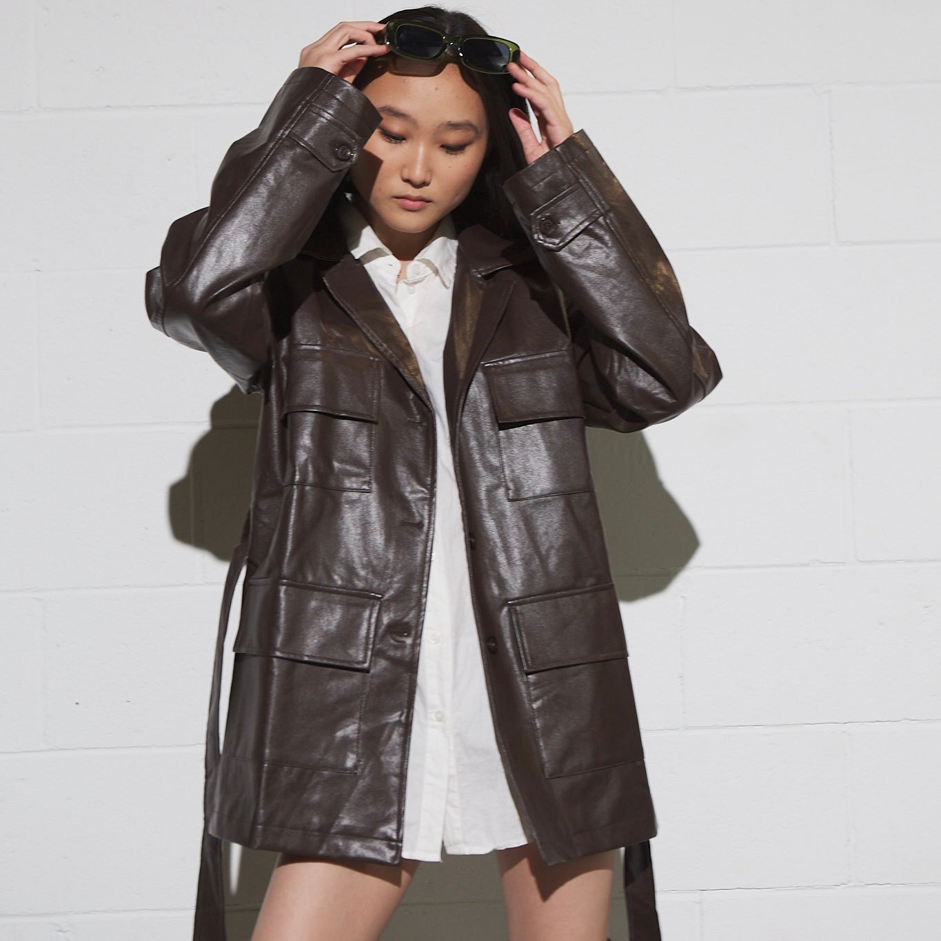 “Leather” Trench