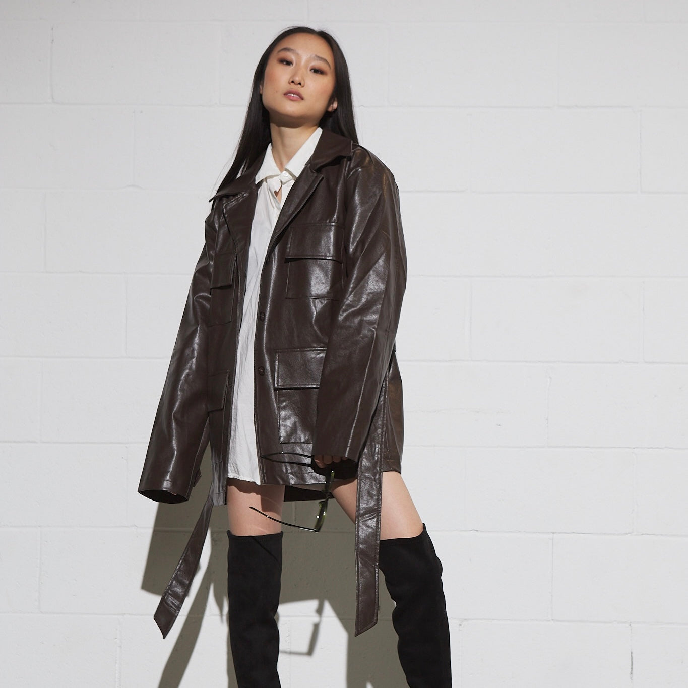 “Leather” Trench