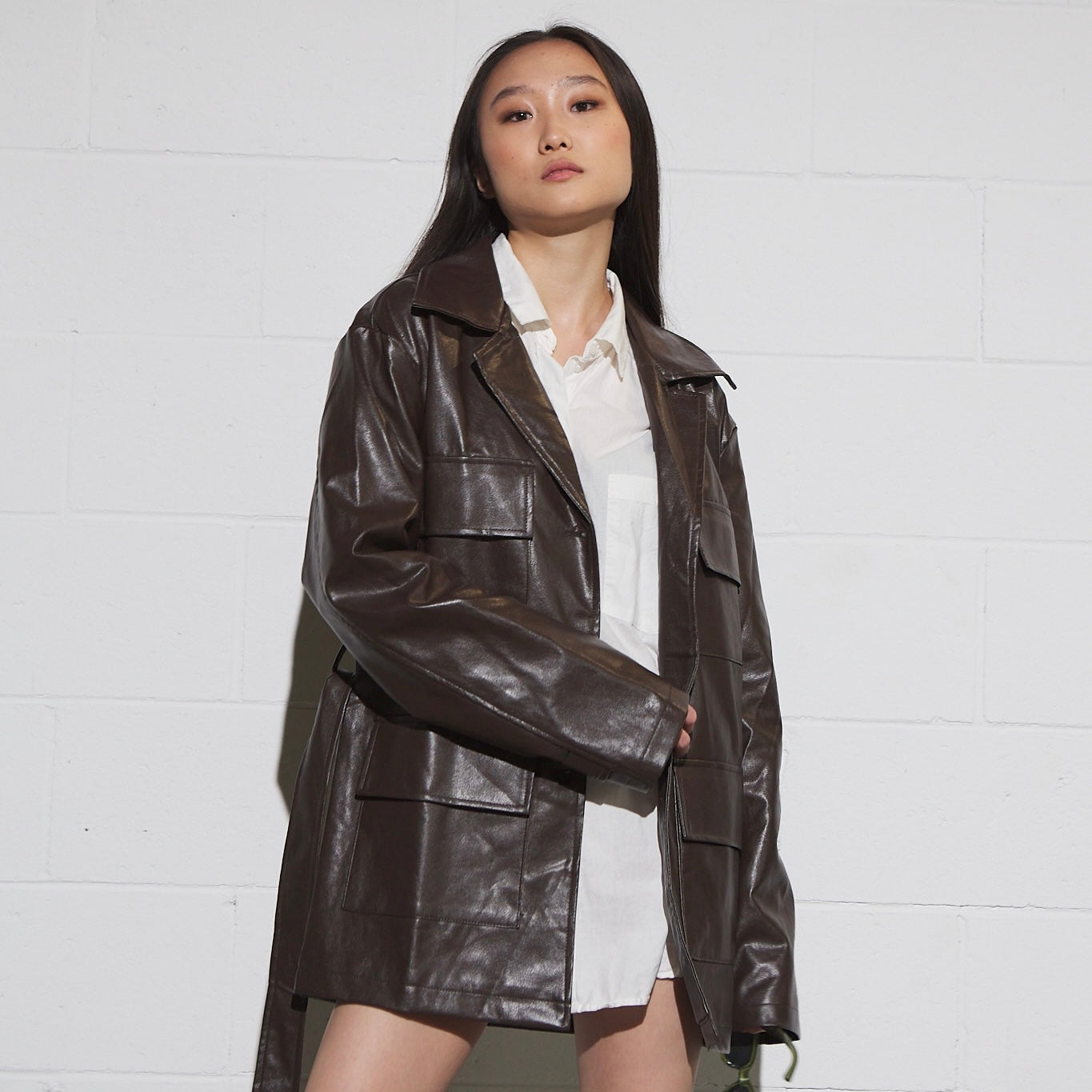 “Leather” Trench